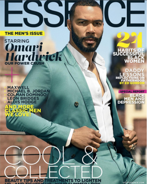 Omari Essence Cover - Omari Hardwick On Essence Magazine